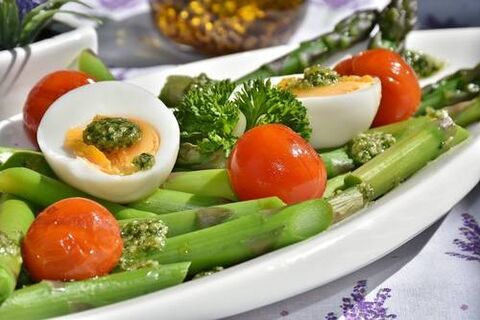Salade aux œufs au régime céto